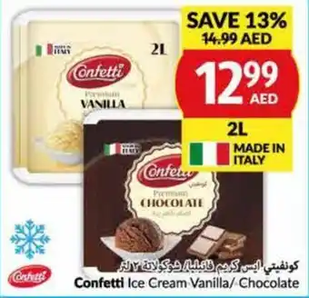 Viva Confetti Ice Cream Vanilla/ Chocolate 2L offer