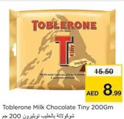 Nesto Toblerone Milk Chocolate Tiny 200Gm offer