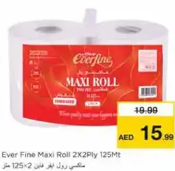 Nesto Ever Fine Maxi Roll 2X2Ply 125Mt offer