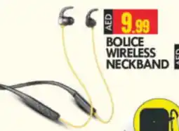 Bigmart BOLICE WIRELESS NECKBAND offer