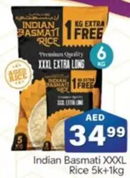 City Retail Supermarket Indian Basmati XXXL Rice 5k + 1kg offer