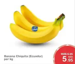 Choithrams Banana Chiquita per kg offer