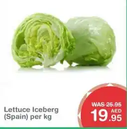 Choithrams Lettuce Iceberg per kg offer