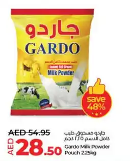 Lulu Hypermarket Gardo Milk Powder Pouch 2.25kg offer