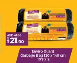 Lulu Hypermarket Enviro Guard Garbage Bag 120 x 140 cm offer