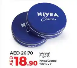 Lulu Hypermarket Nivea Creme 150ml x 2 offer