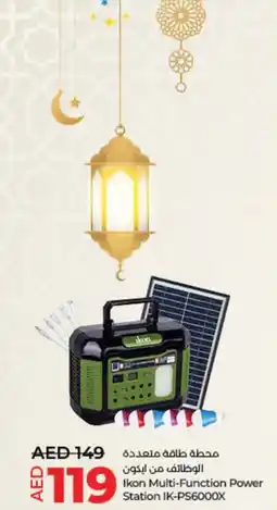 Lulu Hypermarket Ikon Multi-Function Power Station IK PS6000x offer