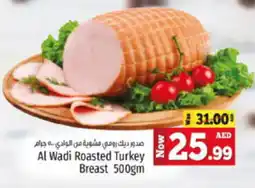 Kenz Hypermarket Al Wadi Roasted Turkey Breast 500gm offer