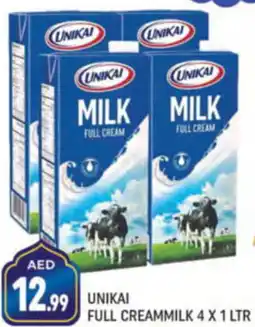 Shaklan UNIKAI FULL CREAMMILK 4 X 1LTR offer