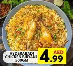 Grand Mall Sharjah HYDERABADI CHICKEN BIRYANI 500GM offer