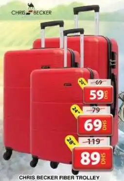 Grand Mall Sharjah CHRIS BECKER FIBER TROLLEY 20" offer