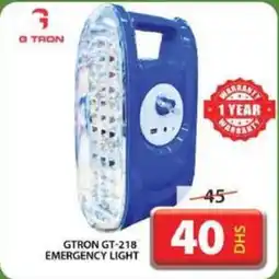 Grand Mall Sharjah GTRON GT-218 EMERGENCY LIGHT offer