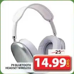 Grand Mall Sharjah P9 BLUETOOTH HEADSET WIRELESS offer