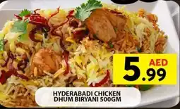 Grand Hyper Market HYDERABADI CHICKEN DHUM BIRYANI 500GM offer