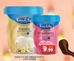 Grand Hyper Market KWALITY ICE CREAM ASSTD 1LTR+500ML offer