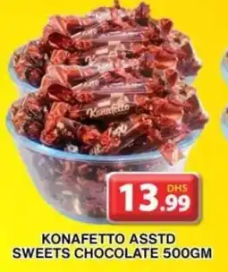 Grand Hyper Market KONAFETTO ASSTD SWEETS CHOCOLATE 500GM offer