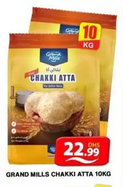 Grand Hyper Market GRAND MILLS CHAKKI ATTA 10KG offer