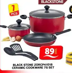 Grand Hyper Market BLACK STONE ZORCP41018 CERAMIC COOKWARE 7S SET offer