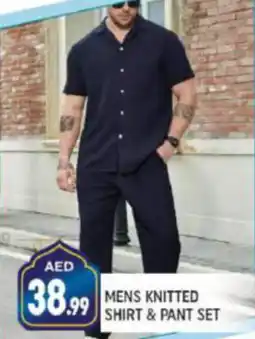 Shaklan MENS KNITTED MRT AND PANT SET offer