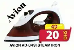 Grand Mall Sharjah AVION ADAVION AD-84SI STEAM IRON 84SI STEAM IRON offer