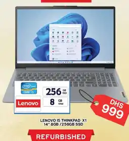 Grand Mall Sharjah LENOVO 15 THINKPAD X1 14" 8GB /256GB SSD offer
