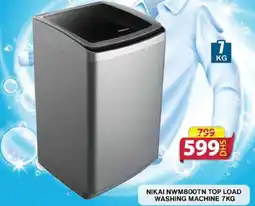 Grand Mall Sharjah NIKAI NWM800TN TOP LOAD WASHING MACHINE 7KG offer
