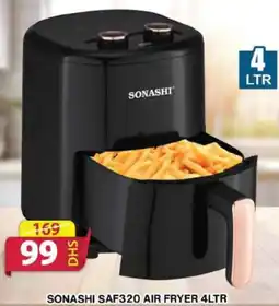 Grand Mall Sharjah SONASHI SAF320 AIR FRYER 4LTR offer