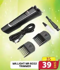 Grand Mall Sharjah MR.LIGHT MR 6032 TRIMMER offer