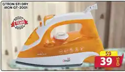 Grand Mall Sharjah GTRON STI DRY IRON GT-2001 offer
