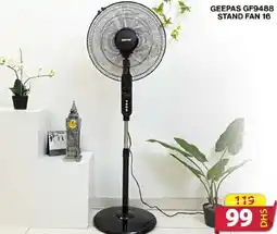 Grand Mall Sharjah GEEPAS GF9488 STAND FAN 16 offer