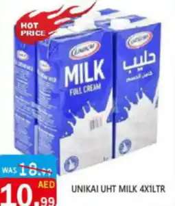 United Hypermarket UNIKAI UHT MILK 4X1LTR offer