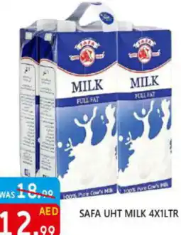 United Hypermarket SAFA UHT MILK 4X1LTR offer