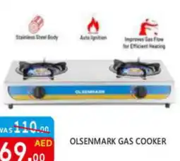 United Hypermarket OLSENMARK GAS COOKER offer