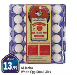 Shaklan Al Jazira White Egg Small 30's offer