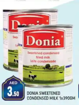 Shaklan DONIA SWEETENED CONDENSED MILK 1x390GM offer