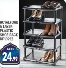Shaklan ROYALFORD 5 LAYER PLASTIC SHOE RACK RF10912 offer