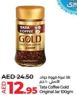 Lulu Hypermarket Tata Coffee Gold Original Jar 100gm offer
