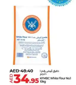 Lulu Hypermarket KFMBC White Flour No.1 10kg offer