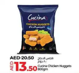Lulu Hypermarket Cucina Chicken Nuggets 800gm offer