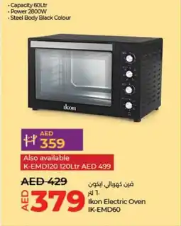 Lulu Hypermarket Ikon Electric Oven IK EMD60 offer
