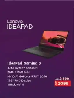 Lulu Hypermarket Lenovo IdeaPad Gaming 3 offer