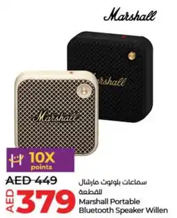 Lulu Hypermarket Marshall Portable Bluetooth Speaker Willen offer
