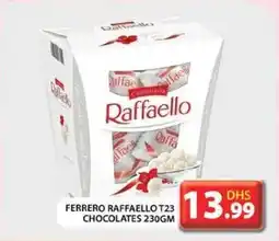 Grand Hyper Market FERRERO RAFFAELLO T23 CHOCOLATES 230GM offer