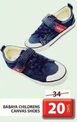 Grand Hyper Market BABAYA CHILDRENS CANVAS SHOES offer