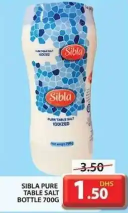 Grand Hyper Market SIBLA PURE TABLE SALT BOTTLE 700G offer