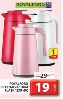 Grand Hyper Market ROYALFORD RF12168 VACUUM FLASK 1LTR/PC offer