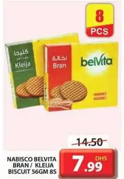 Grand Hyper Market NABISCO BELVITA BRAN/KLEIJA BISCUIT 56GM 8s offer