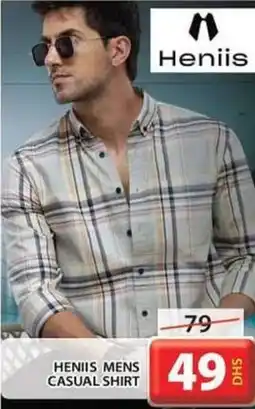 Grand Hyper Market HENIIS MENS CASUAL SHIRT offer