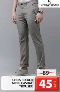 Grand Hyper Market CHRIS BECKER MENS CASUAL TROUSER offer