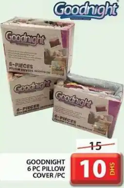 Grand Hyper Market GOODNIGHT 6 PC PILLOW COVER/PC offer